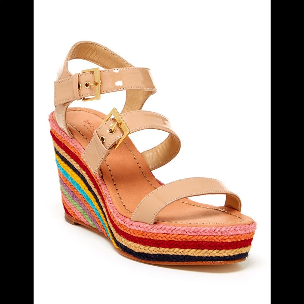 NWT Kate Spade Darla Wedge Espadrille Sandal
